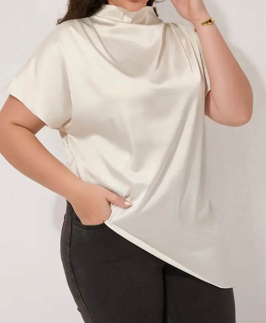 Camicette: Edle hingucker Bluse/Tunika, hellbeige, L/XL – Nuovo e nell'imballaggio originale da Winkel venduto da ferrari2022 1