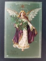 Engel  Kitschkarte  Prägedruck  Jugendstil  Ansichtskarte