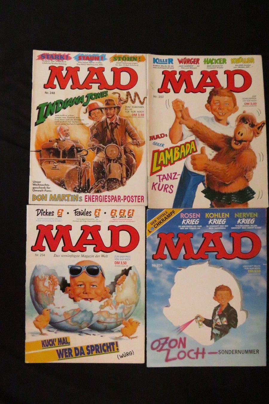 Zeitschriften & Magazine: MAD MAGAZINE 248 252 254 255 – Gebraucht aus Rüti ZH von cryptie66