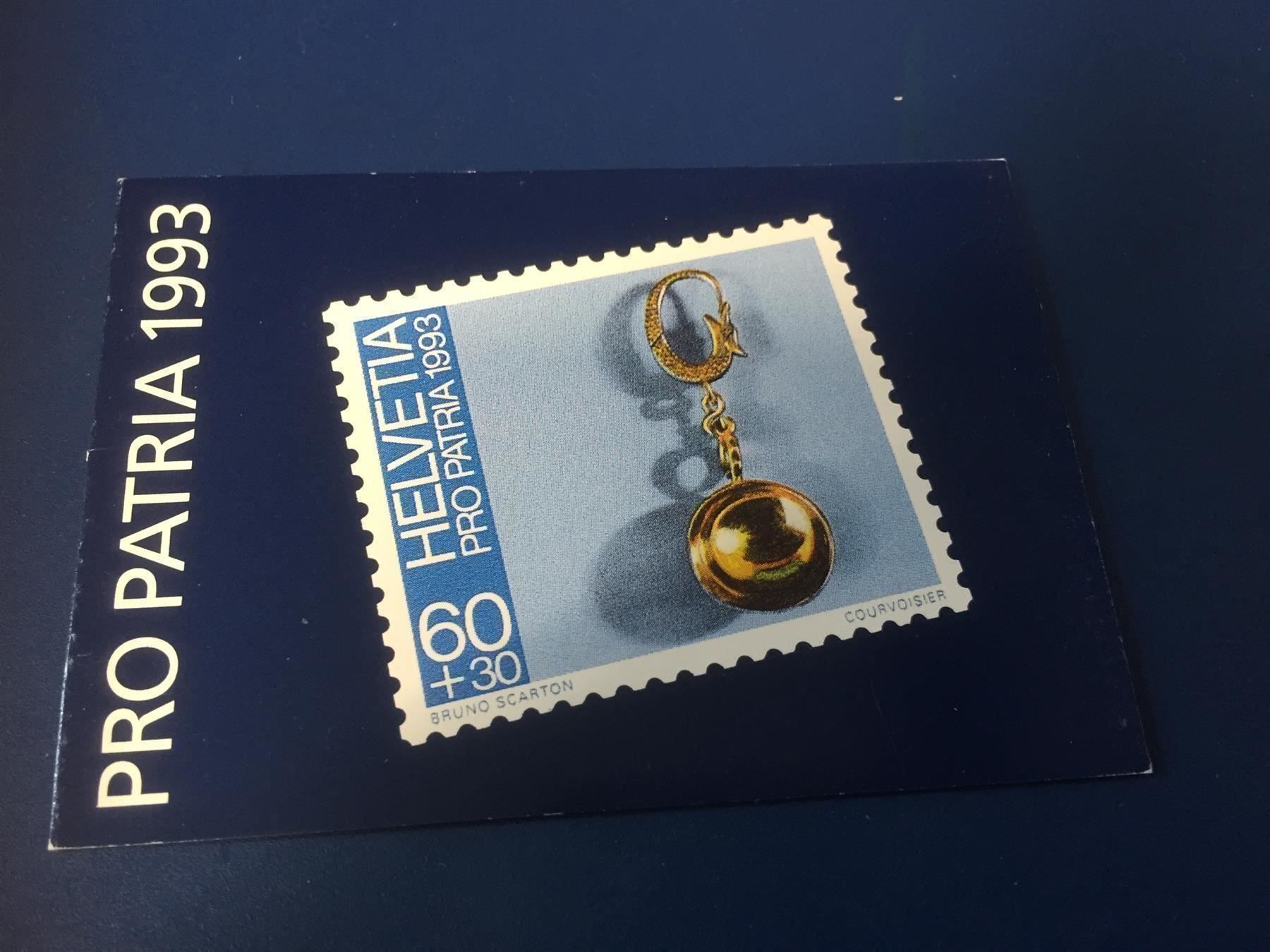 Alle Briefmarken: Markenheft Pro Patria 1993 – Neu (gemäss Beschreibung) aus St. Margarethen TG von SGHerbst07
