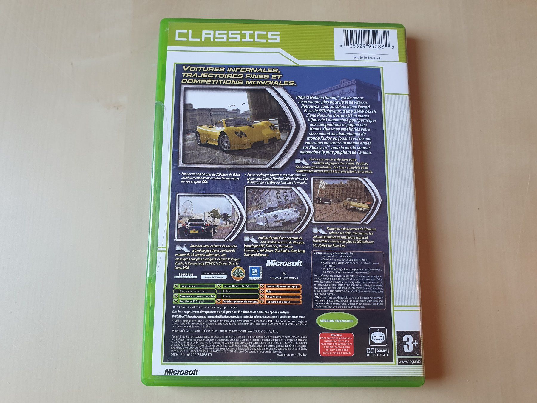 Microsoft Giochi: Project Gotham Racing 2 FRA – Usato da Stansstad venduto da collectorsshop 1