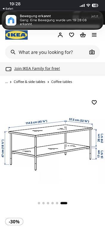 Ikea Tische: IKEA ÄSPERÖD Couchtisch mit Glasplatten – Gebraucht aus Neuhausen am Rheinfall von dinkel.dorothea 4