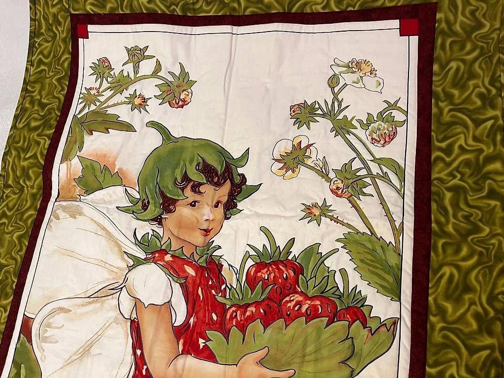 Coperte: Patchwork Decke Tomatenfee – Usato da Gerlafingen venduto da Trikerin 2