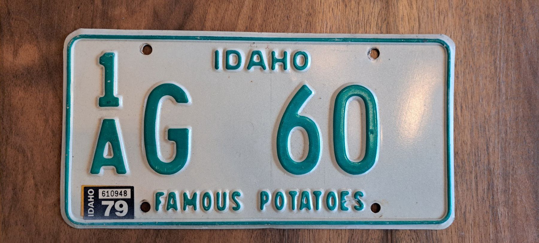 Insegne: US Nummernschild Idaho – Usato da Thun. venduto da countrygirl12