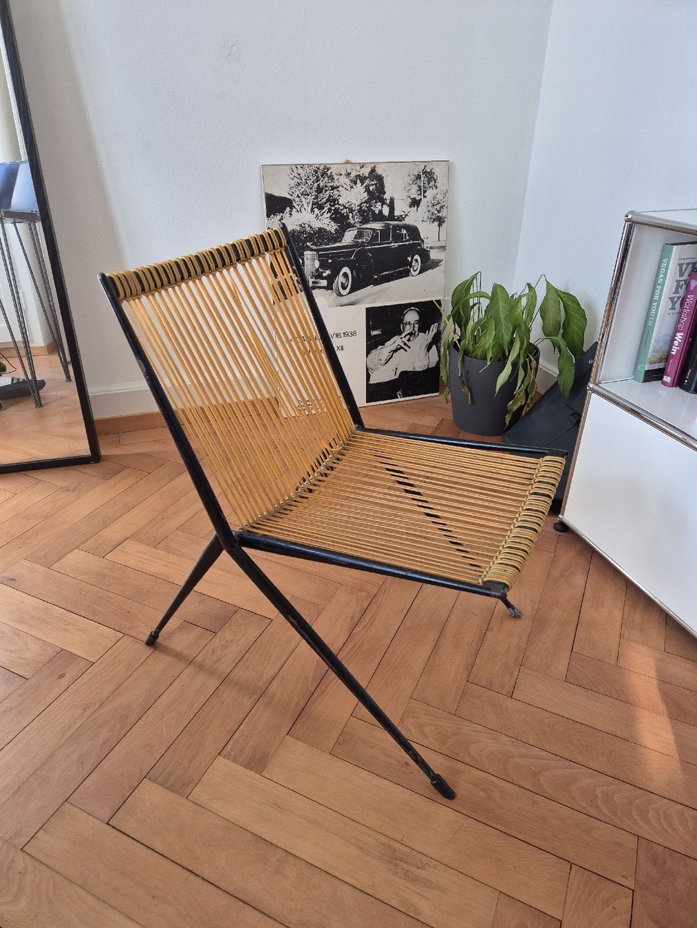 Stühle: 1 Vintage Spaghetti Design Stuhl – Gebraucht aus Zug von g_raw