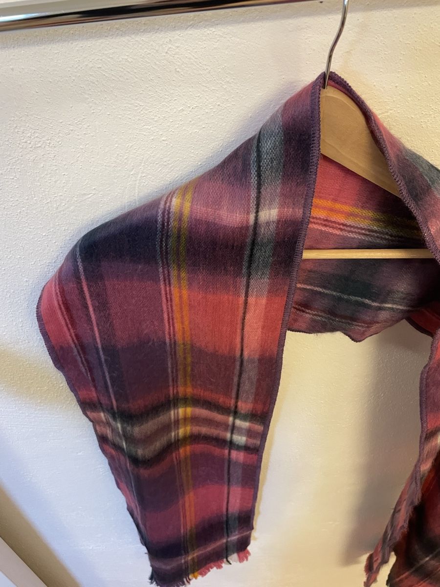 Foulard & Sciarpe: Winter Schal mit Karomuster, Alpaka-Wolle – Usato da Hinwil venduto da rubinstar4 1