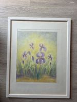 Gemälde Bild Iris Blumen im Licht 1985