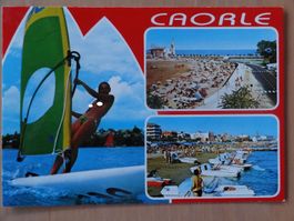 Erotik - AK - Caorle Italie planche à voile - 1986