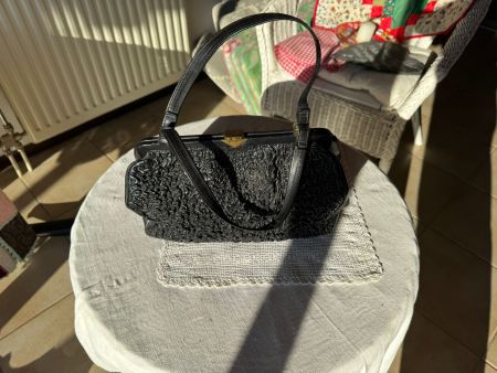 Handtasche - Echtleder - Vintage