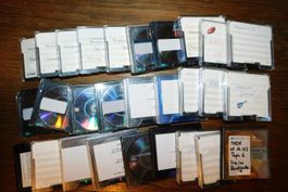 28 Stück bespielte Minidisk, versch. Marken