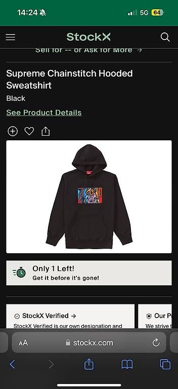 Pullover & Sweatshirts: Supreme chainstitch hooded sweatshirt  – Gebraucht aus S. Antonino von gio_q2dl