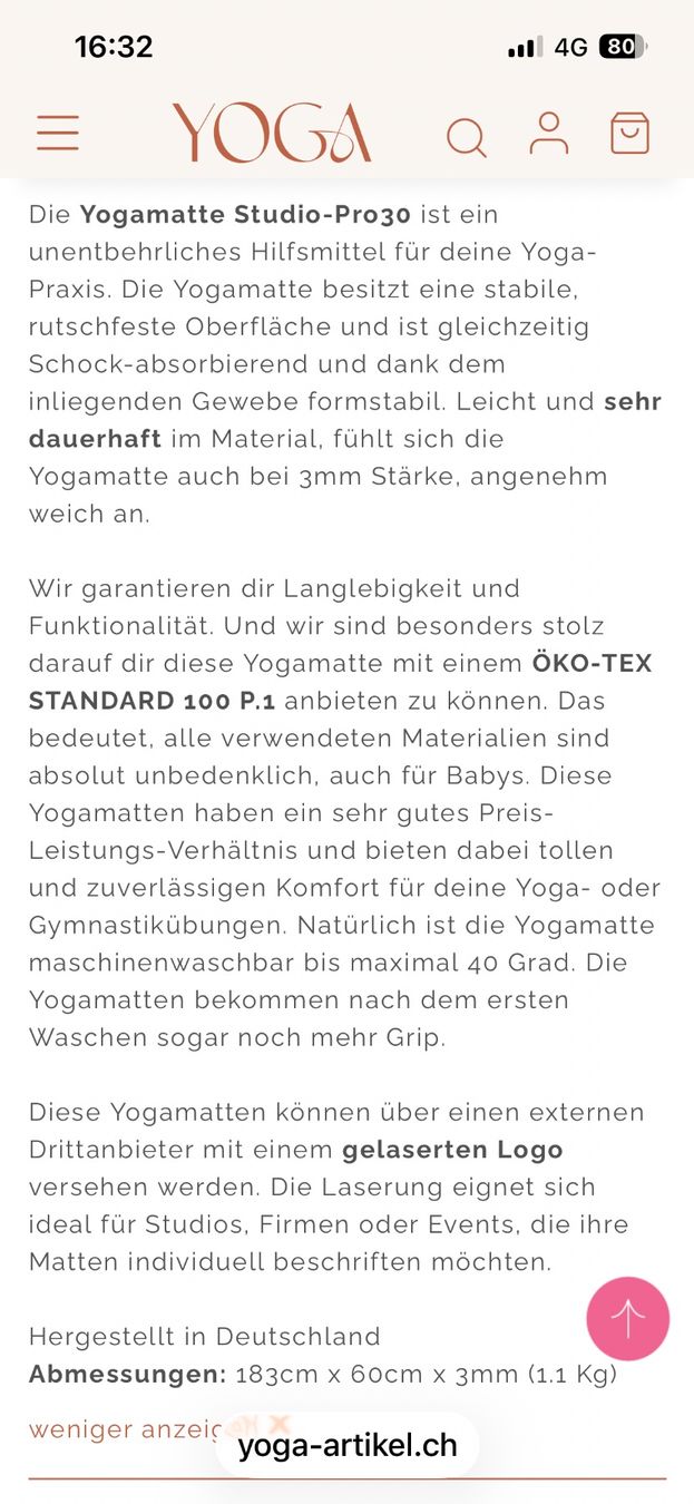 Bodenmatten: Yogamatten + Meditationsdecken, je 10 Stück – Gebraucht aus Altdorf UR von Rabas05 3