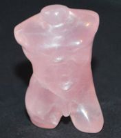 Deko - Heilstein N-822 – Torso – Rosa Quarz – ca. 3,5 cm