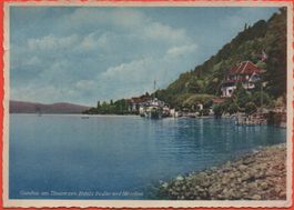 GUNTEN am Thunersee Hotels Du Lac und Hirschen, Dampfschiff