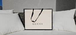 Gucci - Sac, couleur beige et noir
