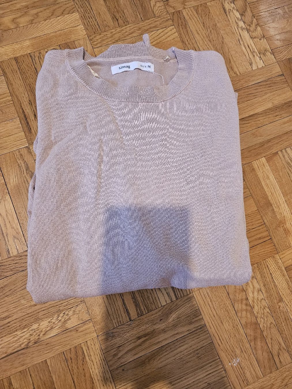 Top: Sisley Pullover beige, size M – Usato da Genève venduto da Andra_irm