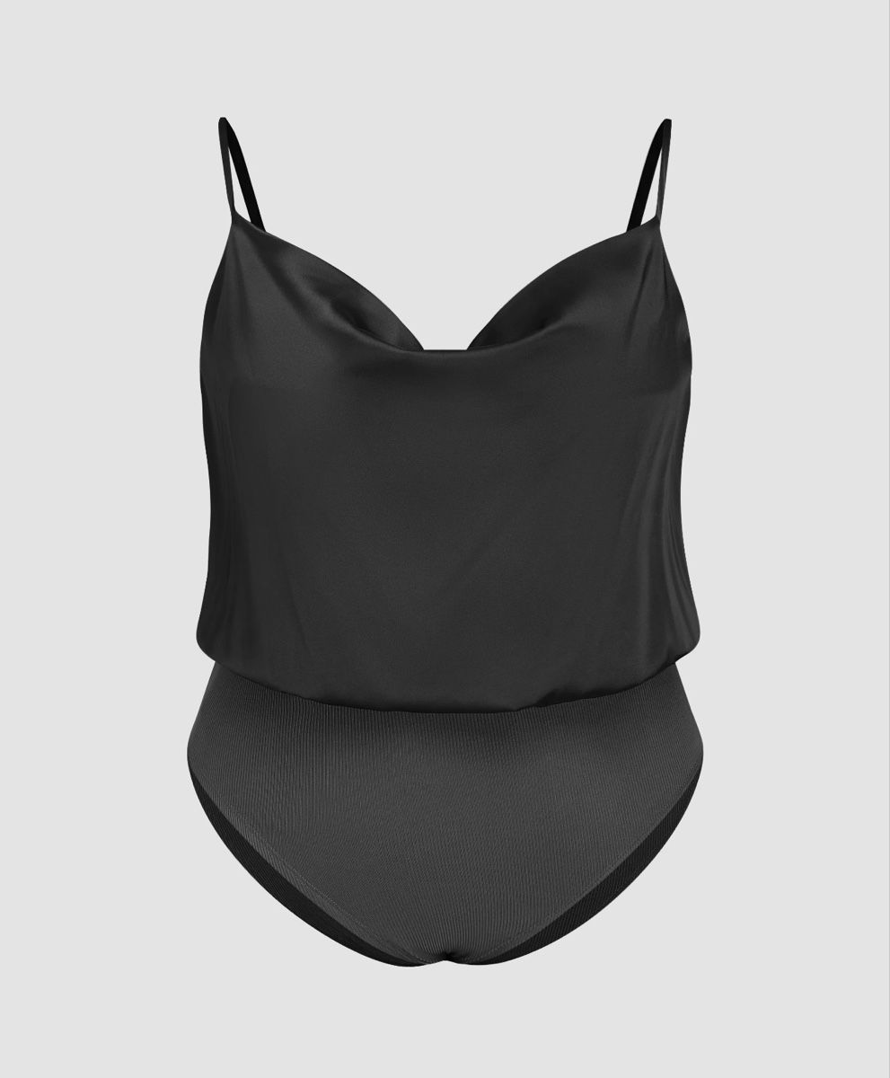 Tops: Eleganter schwarzer Body. – Neu (gemäss Beschreibung) aus Kreuzlingen von Lore2000