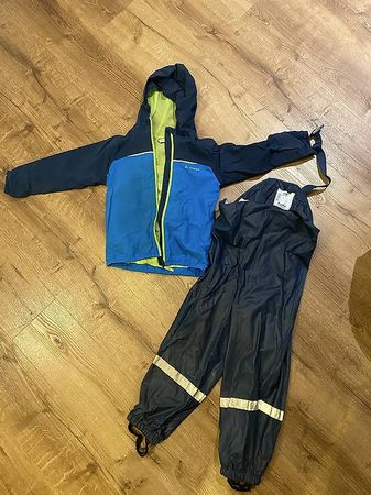 Regenkombi Jacke Vaude 110/116 Hose Playshoes 116