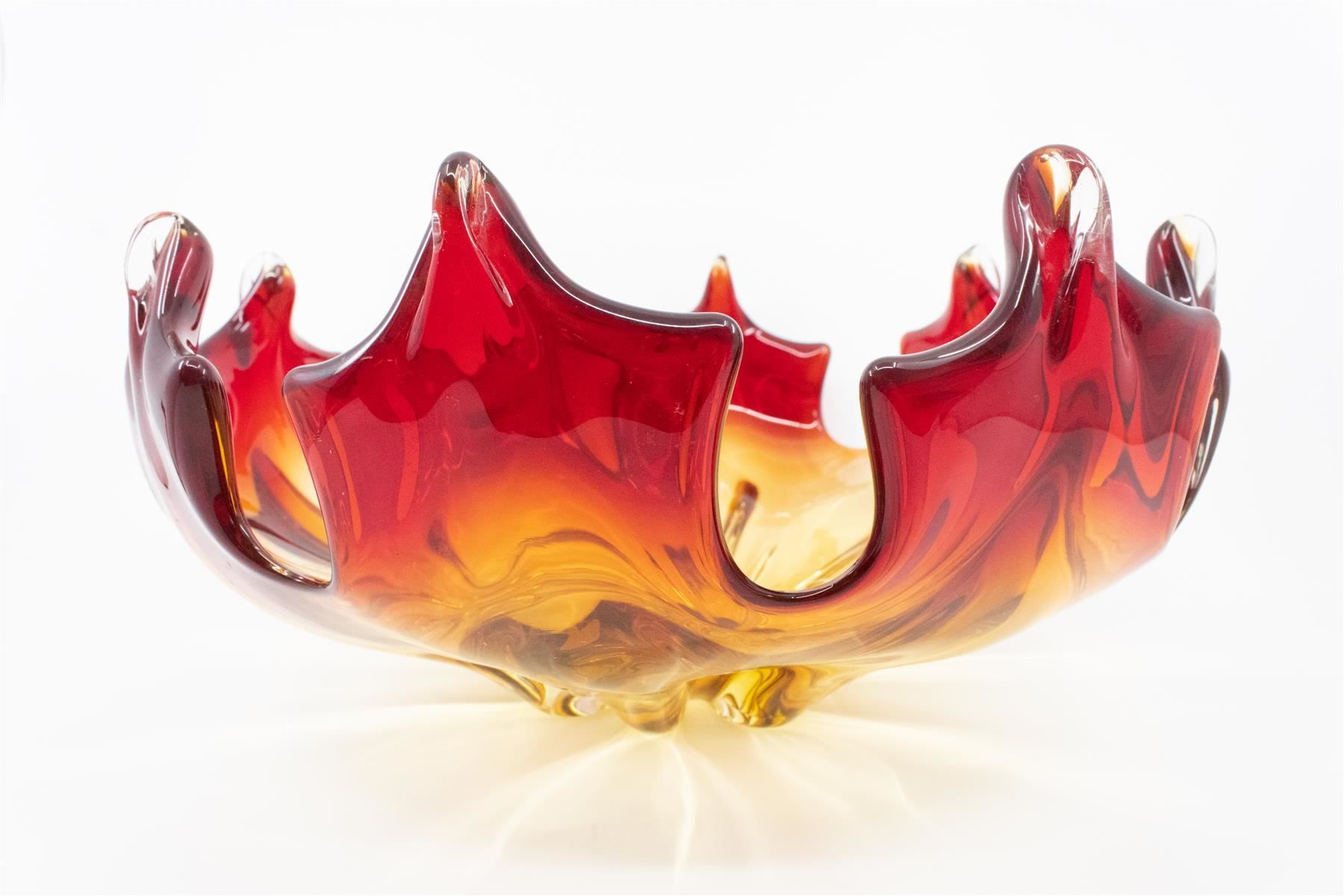 Bicchieri: Grosse Glasschale Ahornblatt – Usato da Zürich venduto da ZuercherBrockenhaus