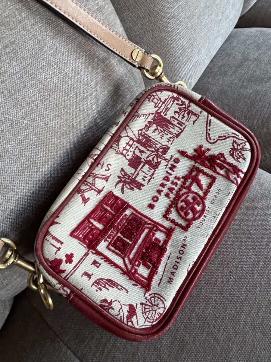 Tory Burch Taschen für Damen: Tory Burch Tory Burch Perry Map-Print Canvas Ra – Gebraucht aus Muri b. Bern von Winter2021