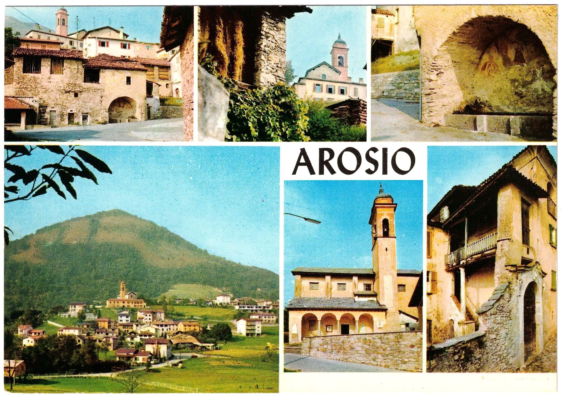 Cartoline postali: ARIOSA  ca. 1960 )TI) – Usato da Oberdorf BL venduto da Hopfehuepfer