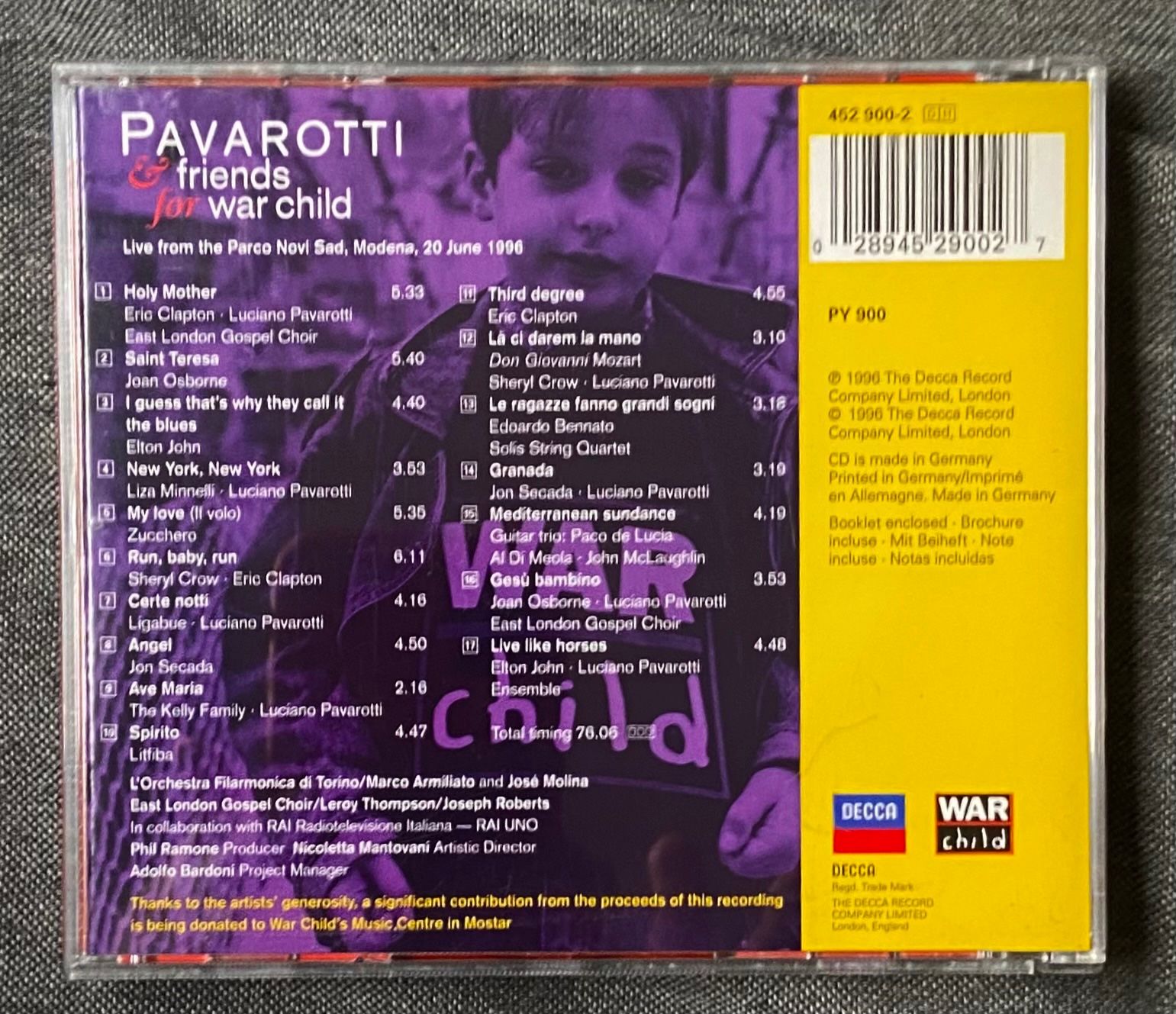 CDs: CD PAVAROTTI & friends for war child – Gebraucht aus Luzern von Lycka 1