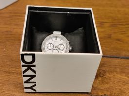 Damenuhr Quarz DKNY Keramik/Stahl