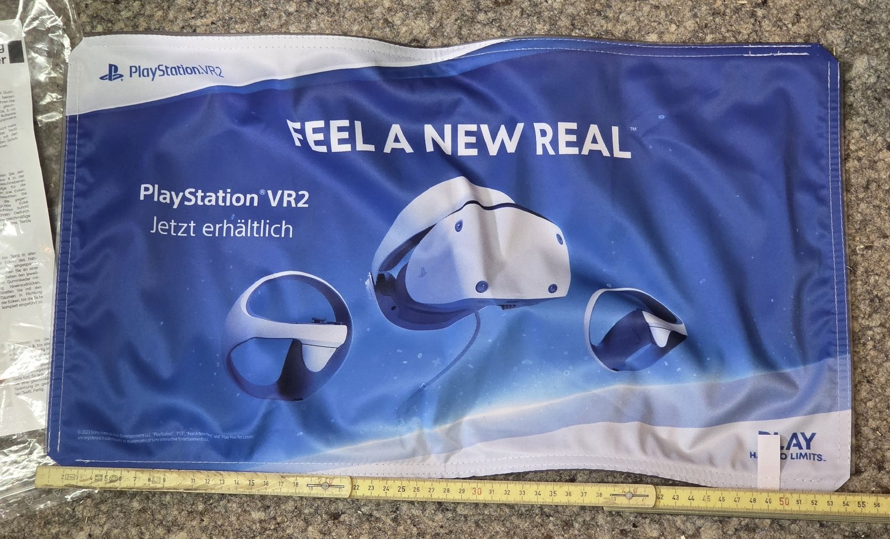 Sony Casco VR: Original Playstation VR2 Promo Textilbanner  – Nuovo (secondo la descrizione) da Reinach BL venduto da _MasterK_ 1