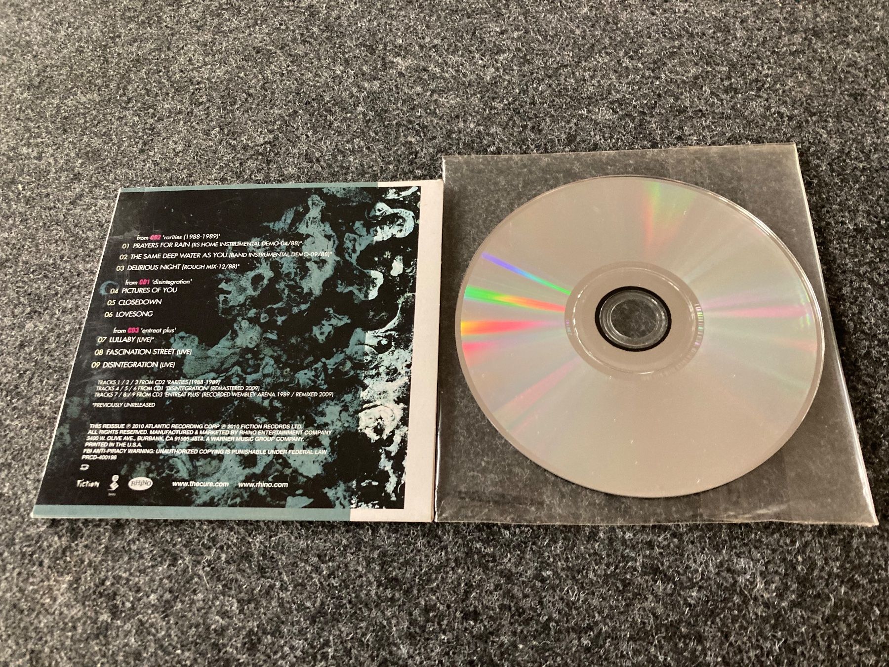 CD: The Cure - 3x3x3 (US Promo) – Usato da Fribourg venduto da Karushi 2