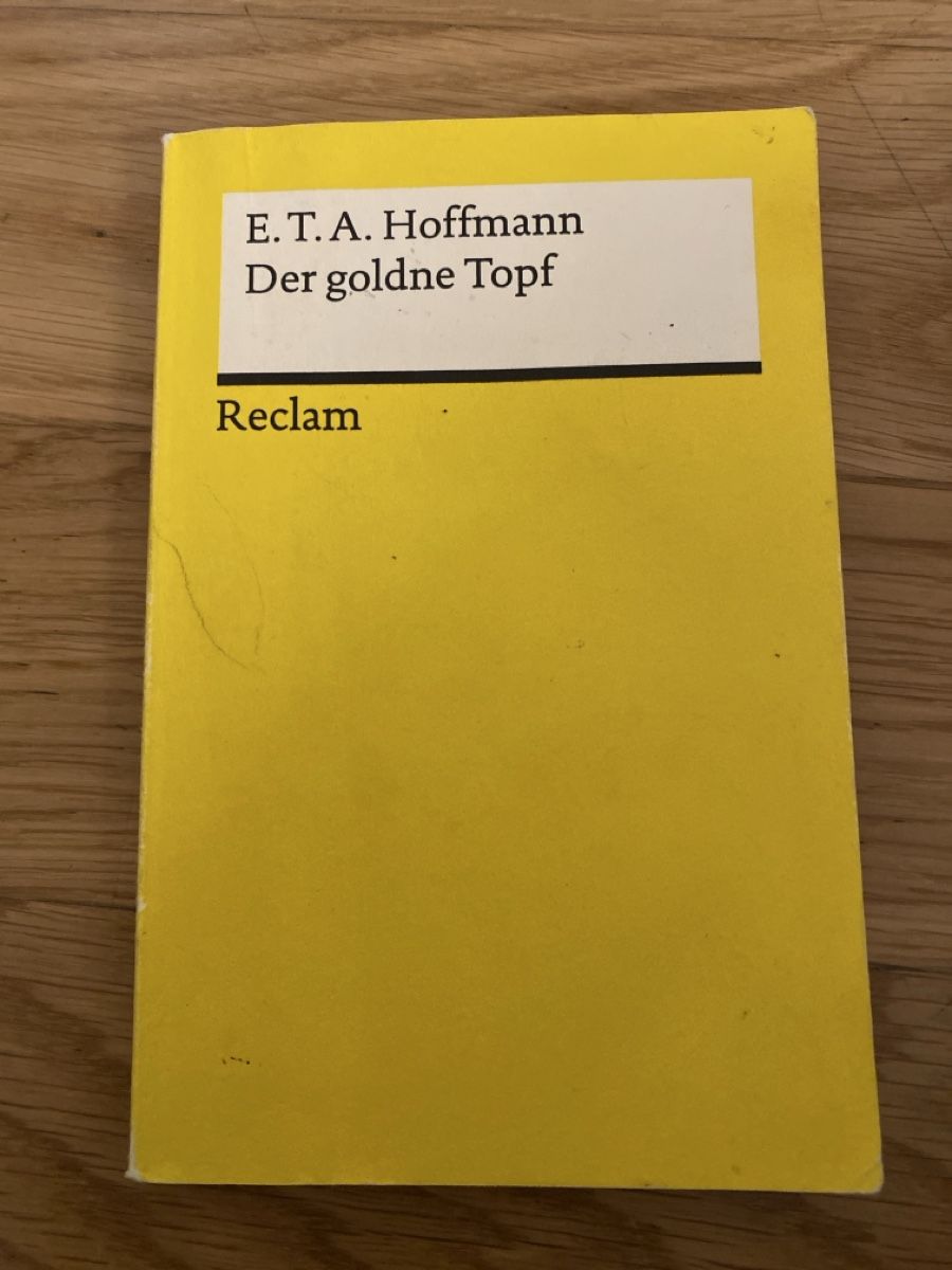 Libri: E.T.A. Hoffmann: Der goldne Topf, Reclam – Usato da Schmerikon venduto da tam_k9vb