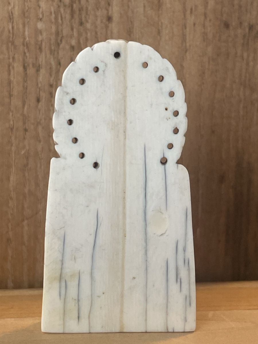 Figuren: Figur, schöne Relief Schnitzerei einer Gottheit – Gebraucht aus Embrach von Gauvain1 5