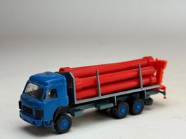 RA- Roskopf Pritschen LKW mit Ladekran und Röhren