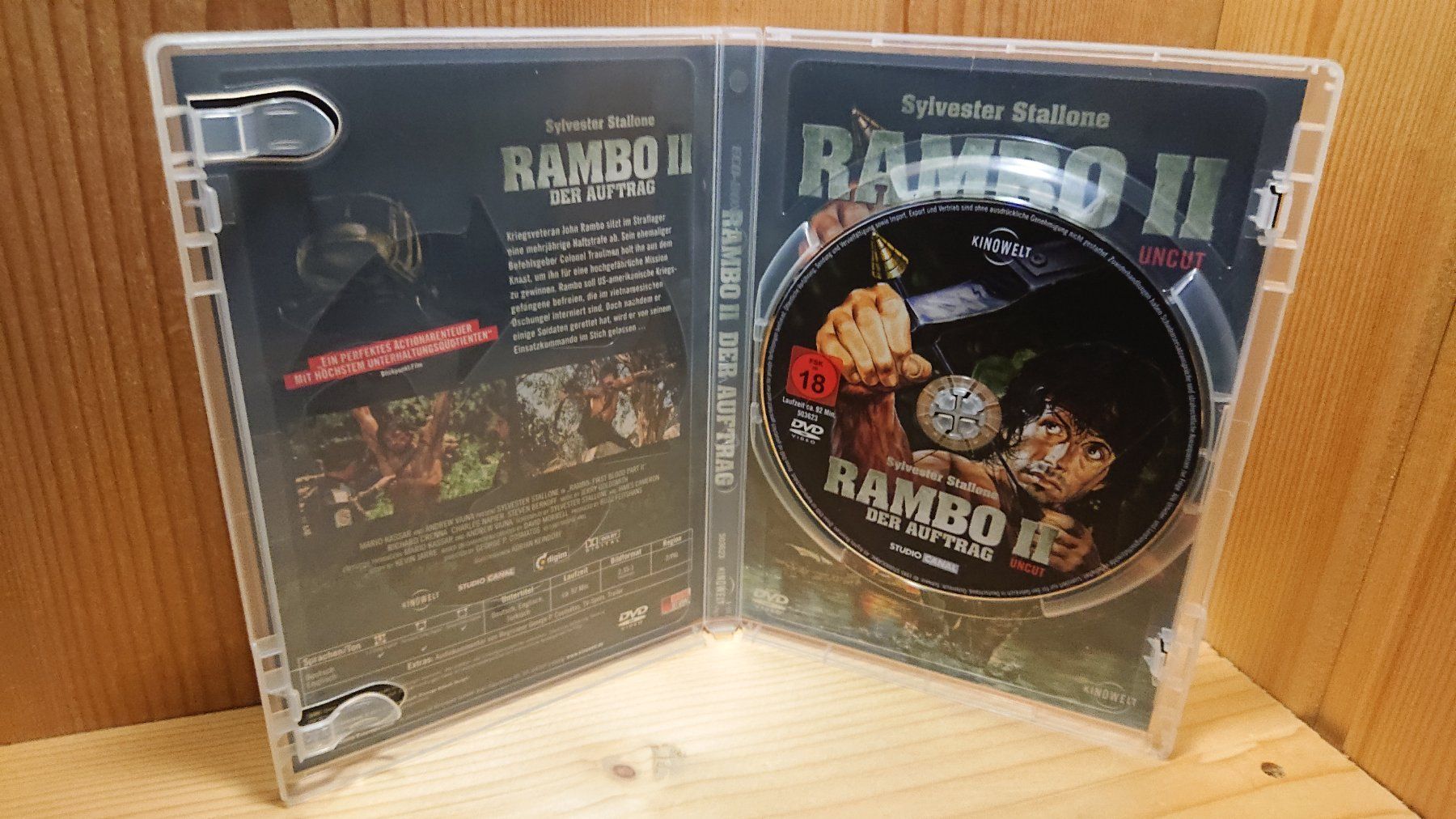 Tutti i DVDs: RAMBO 2 Der Auftrag DVD Uncut – Usato da Wilderswil venduto da Exebub 2