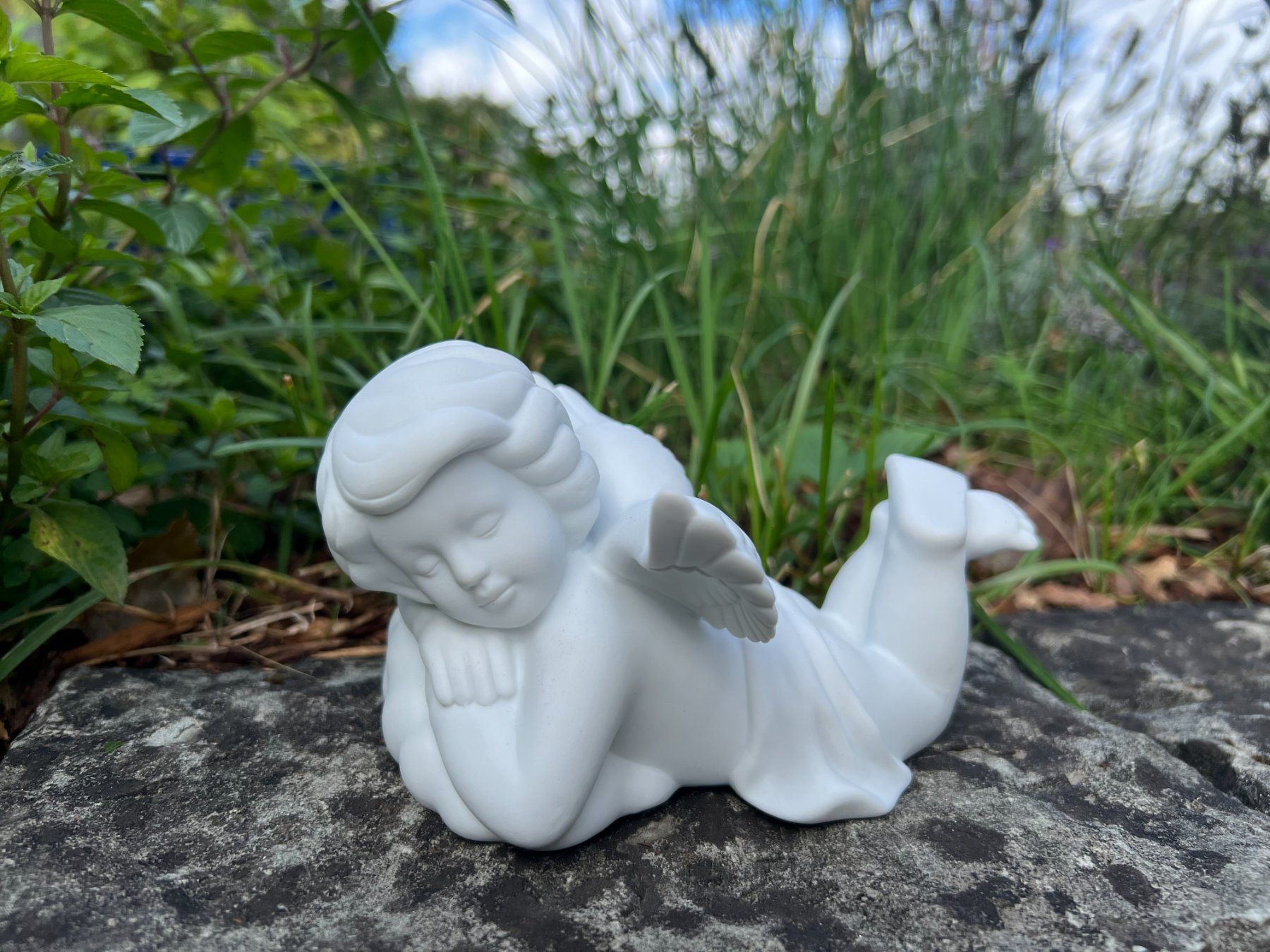 Rosenthal Figuren: Engel träumend von Rosenthal – Gebraucht aus Wolfhalden von 010177