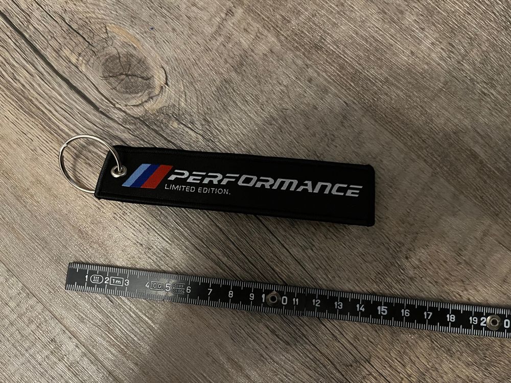Portachiavi BMW Originale In Acciaio Inox - Design Tachimetro, 4 Cm, Inox