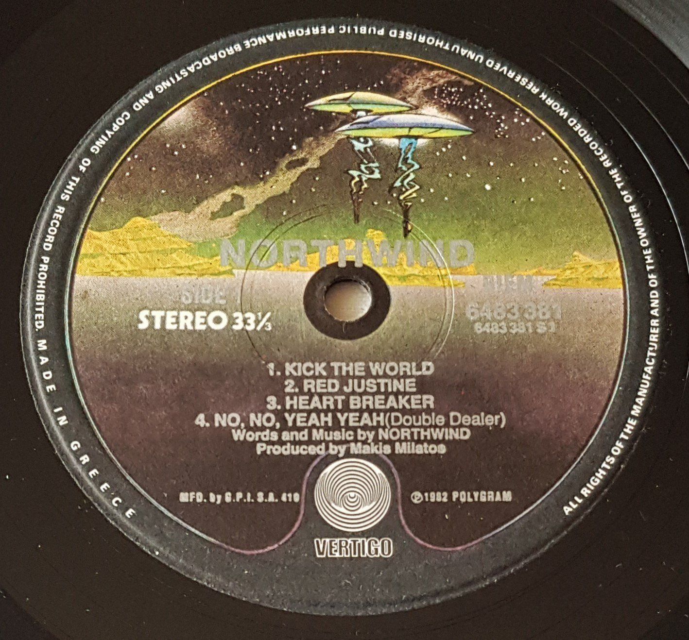 Dischi in vinile: Northwind - Northcomin' - LP - 1982 - Rare Greek First Press – Usato da Uster venduto da Zardodel 4