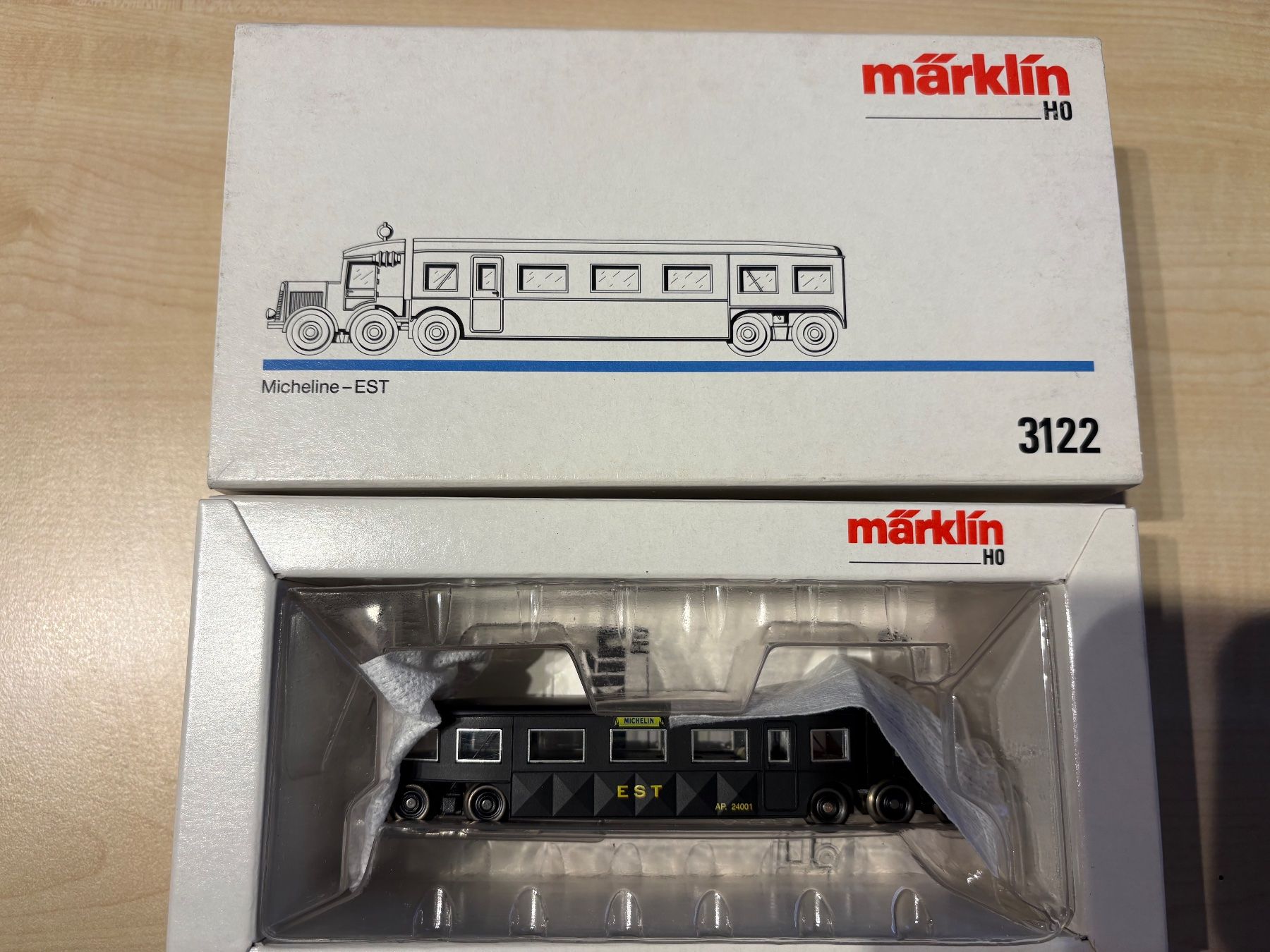 Märklin Modelleisenbahnen: Maerklin 3122 Micheline-Est – Neu und originalverpackt aus Corcelles Payerne von Pierre66 5