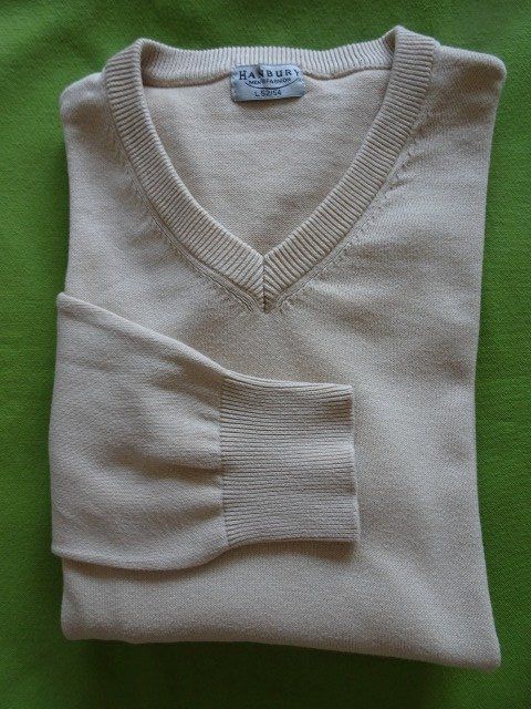 Maglioni & Felpe: Strickpullover Herren beige, Gr.52-54, 100% Baumwolle – Usato da Berikon venduto da Splendida43