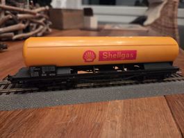 Wagon citerne Shellgas 4 essieux - SNCF - Lima H0 DC