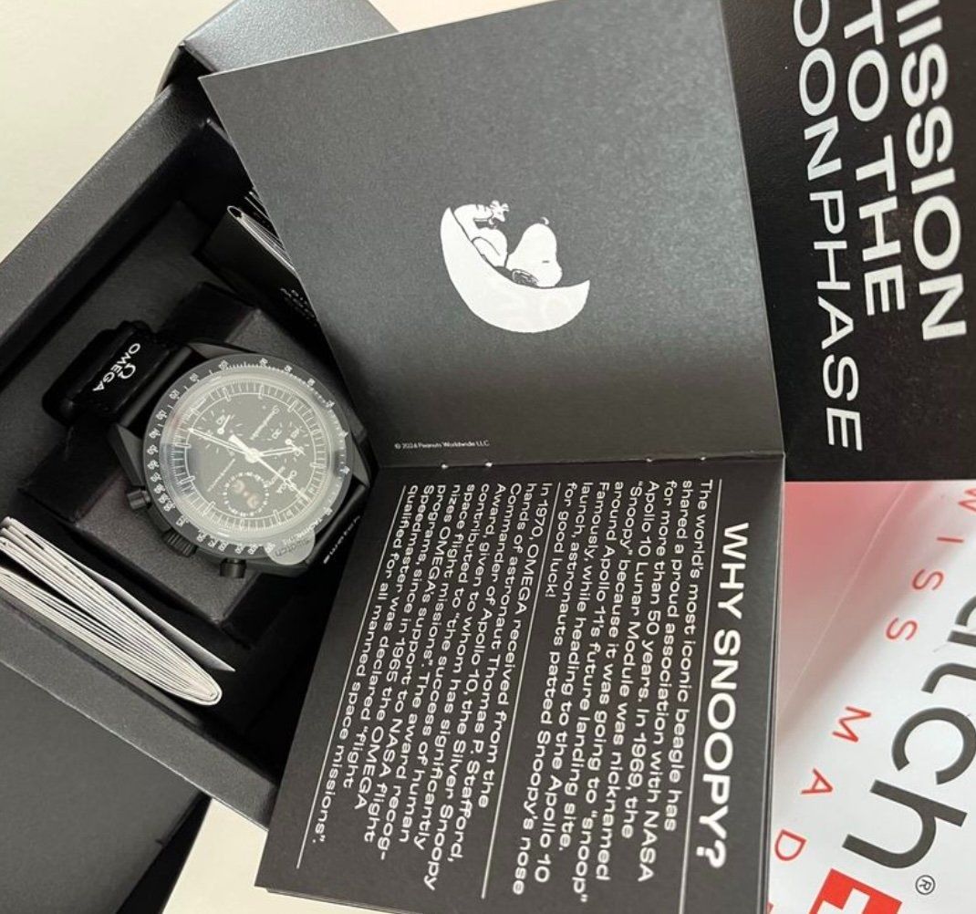 Swatch Orologi: Swatch MoonSwatch Snoopy Edition Moonphase – Nuovo e nell'imballaggio originale da Zermatt venduto da B.15.v02 2