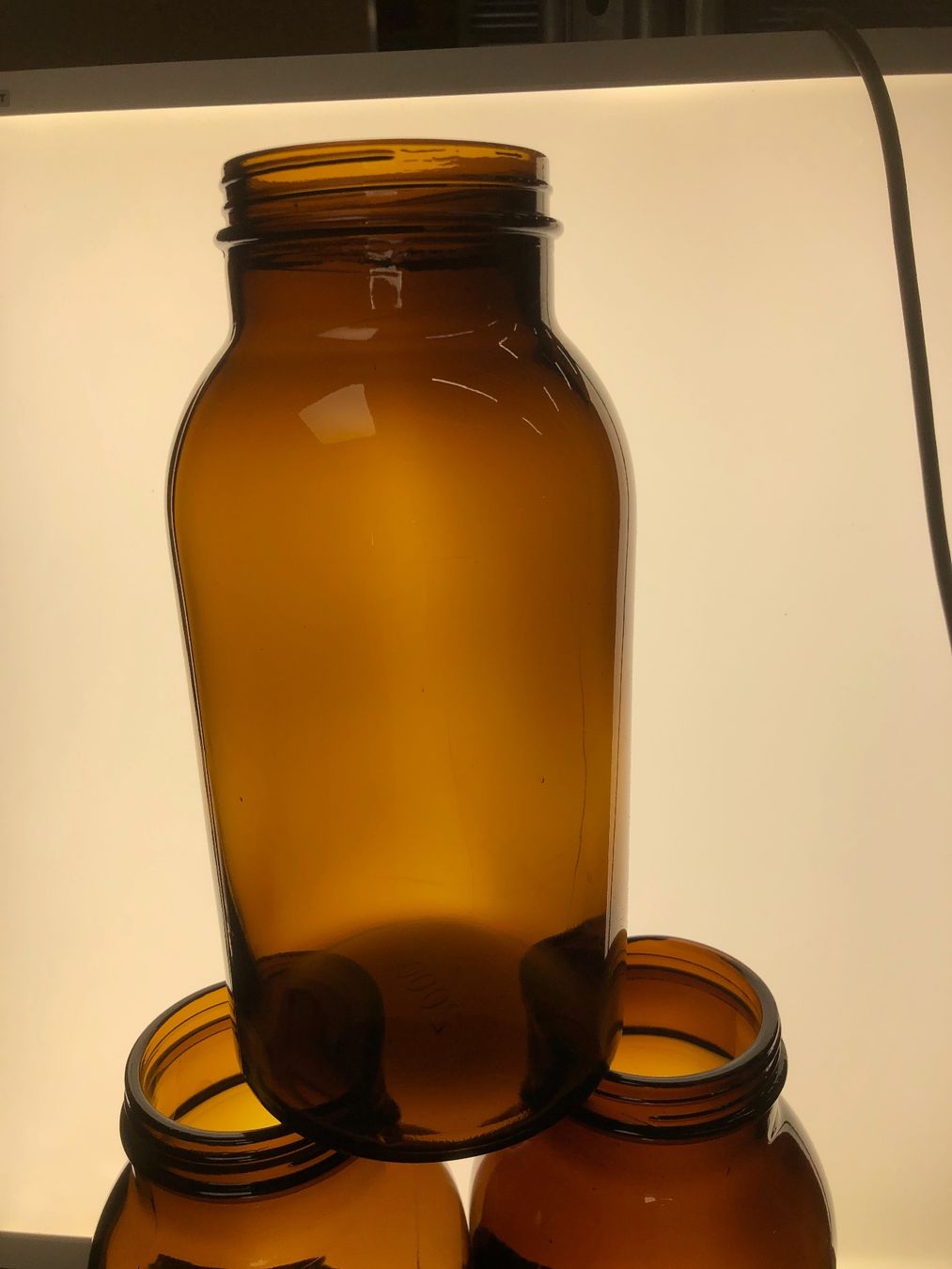 Altro in Stoviglie & Bicchieri: 5x Weithalsflasche, 2000ml. Braun, Huberlab 5 grosse Weithal – Usato da Laufenburg venduto da industrial-silence 7