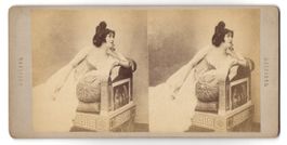 Stereo-Fotografie junge Schauspielerin i