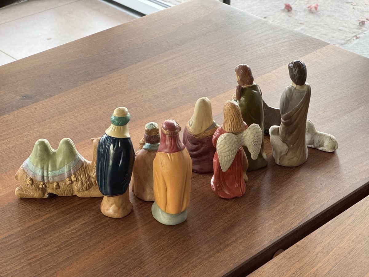 Statuette: Krippenfiguren aus Ton – Usato da Baar venduto da Freethy 5
