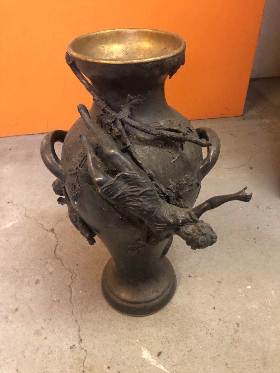Vasi & Recipienti: Jugendstil Vase aus Bronze – Usato da Zürich venduto da sus_nrn9 6