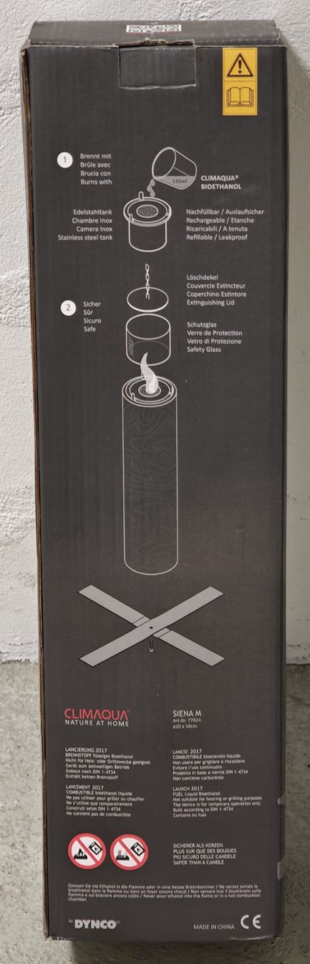 Tutte le decorazioni: CLIMAQUA® Dekofeuer SIENA M – Nuovo e nell'imballaggio originale da Ennetmoos venduto da berg2011 2