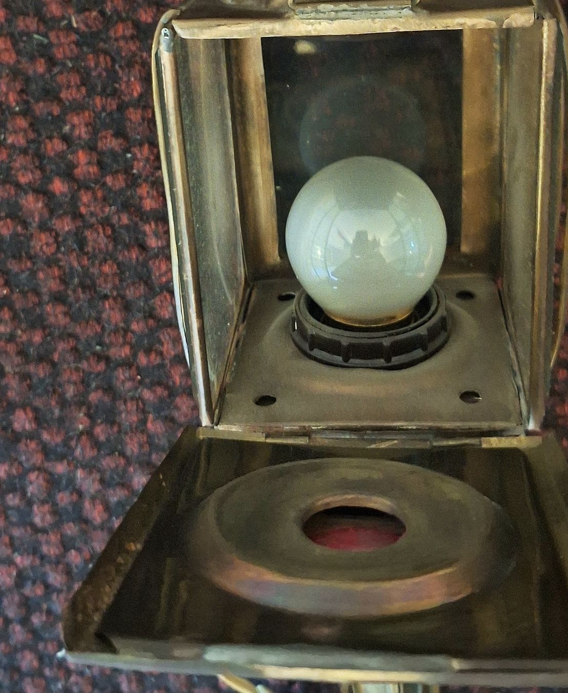 Lampade: Antike Messing-Kutschen-Lampe, elektrifiziert – Usato da Emmenbrücke venduto da abu_9mj8 3