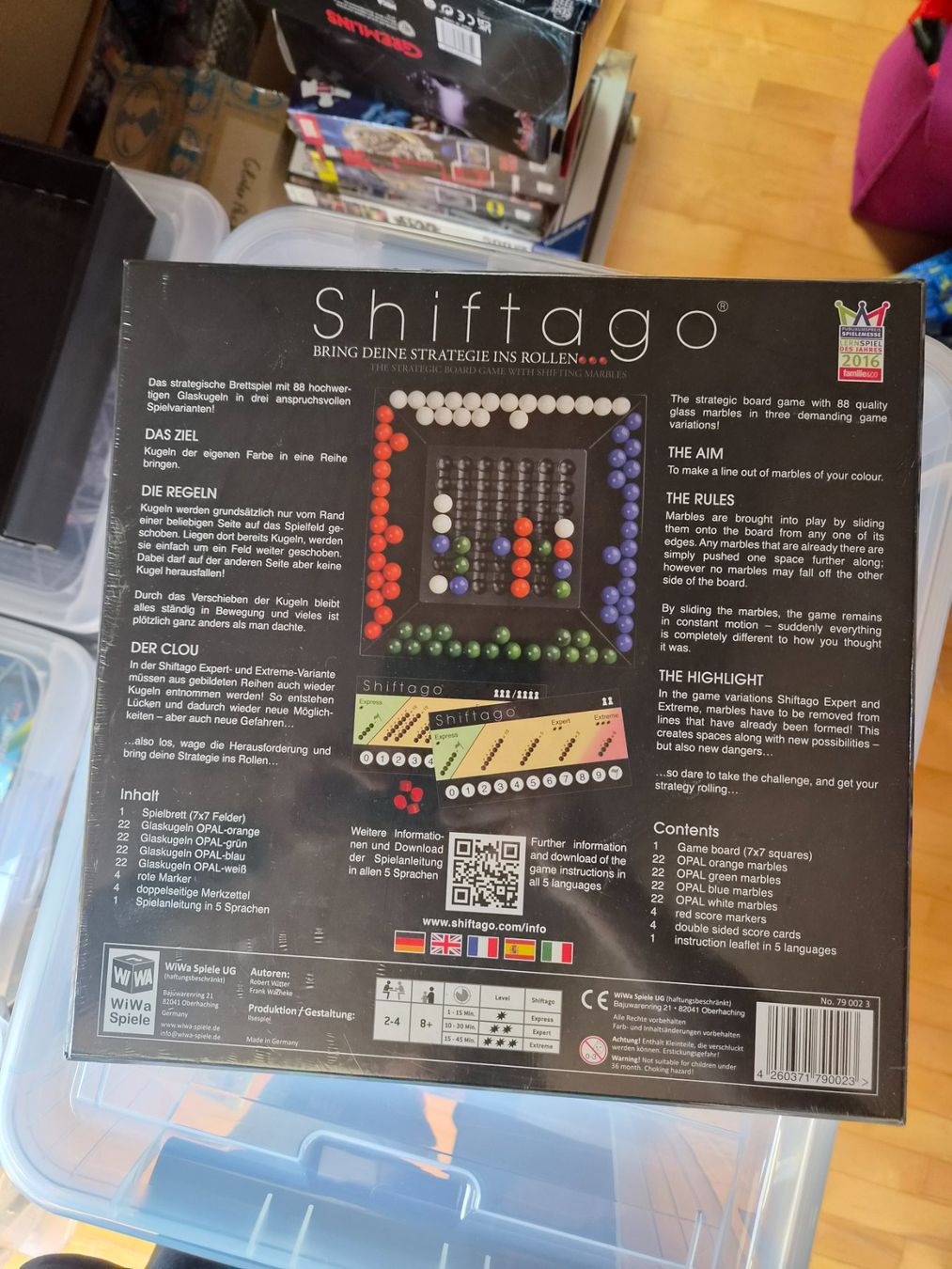 Spiele: Shiftago – Strategiespiel mit Glasmurmeln – Neu (gemäss Beschreibung) aus Sisseln AG von schenk-figuren 1