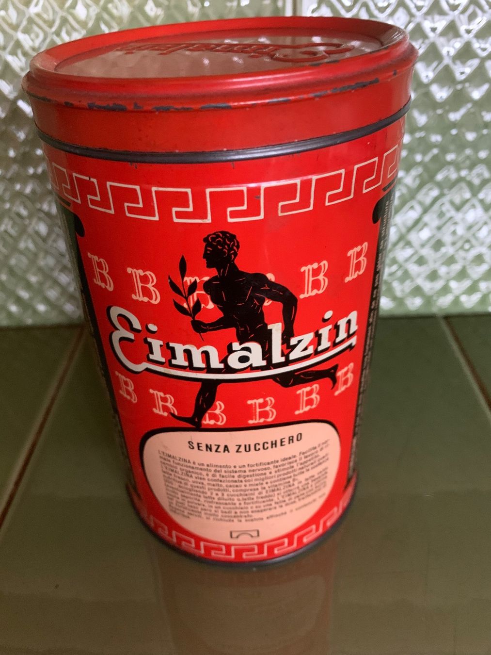Zuckerdosen: Vintage Migros Einmalzin Dose – Gebraucht aus Egg b. Zürich von ohtannenbaum