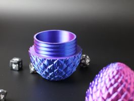 Drachenei Schatulle für Würfel & Schätze - Dragon Egg