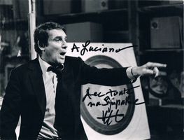Robert Hossein 1927-2020 Autogramm signiert Foto 19x24cm